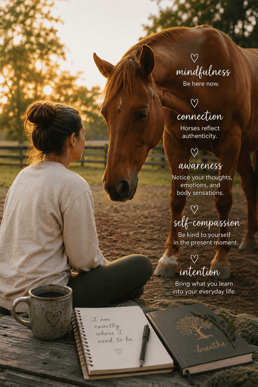 Mindfulness With Horses - A Journey to Presence experiential workshop