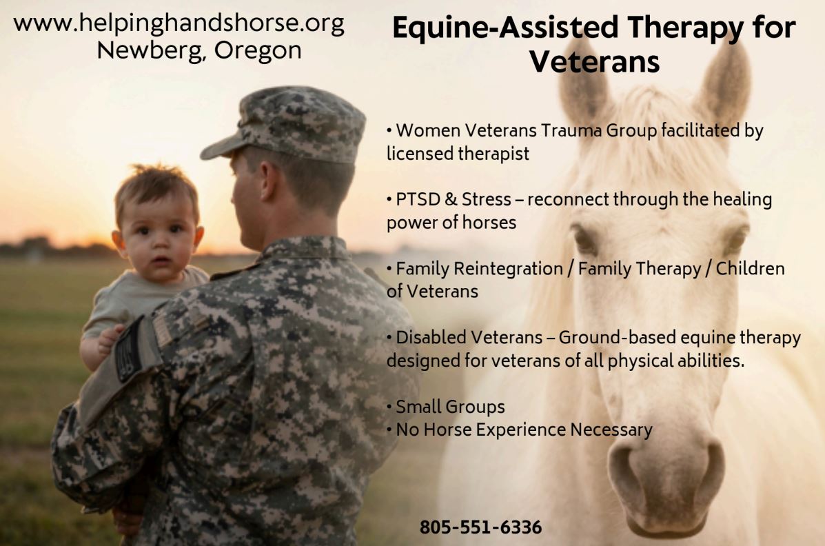 Equine-Assisted Therapy for Veterans, First Responders and their Families